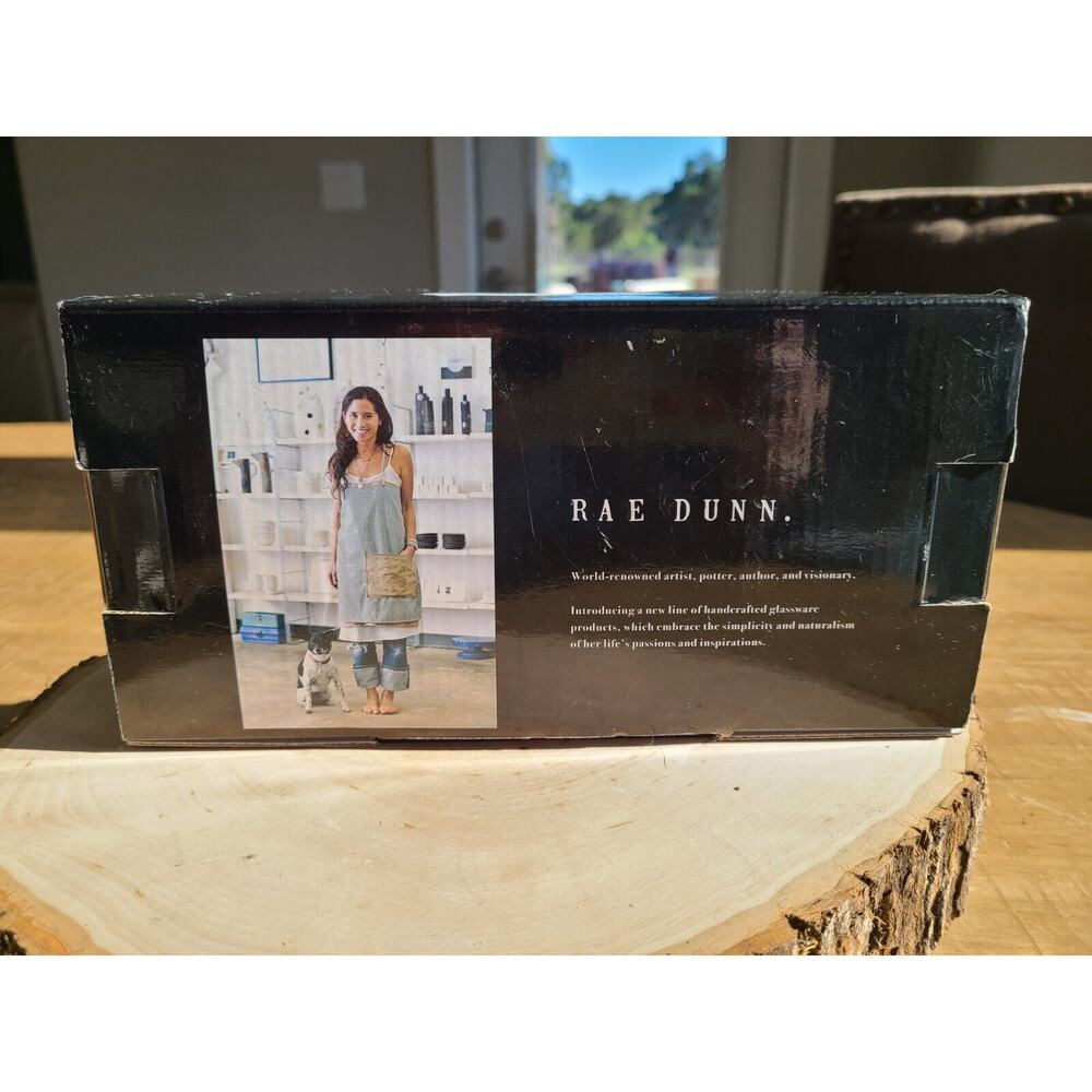 Rae Dunn Wedding glasses "We did"‎ "We do" Stemless Wine Glass Gift 19oz - Picture 4 of 4